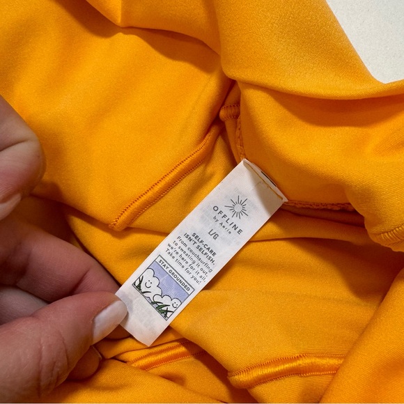 Offline by Aerie Tiebreaker Pleated Skort Tennis Skirt in Petal Orange Large - Picture 8 of 11